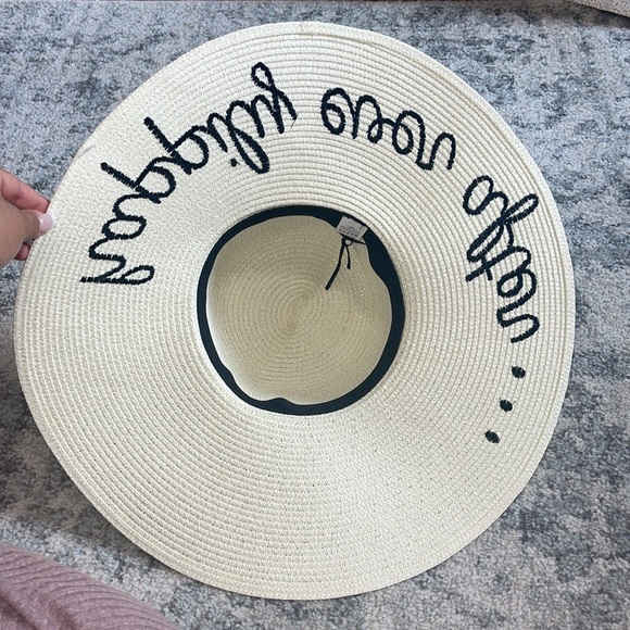 “Happily Ever After…” Floppy Sun Hat - Picture 3 of 5